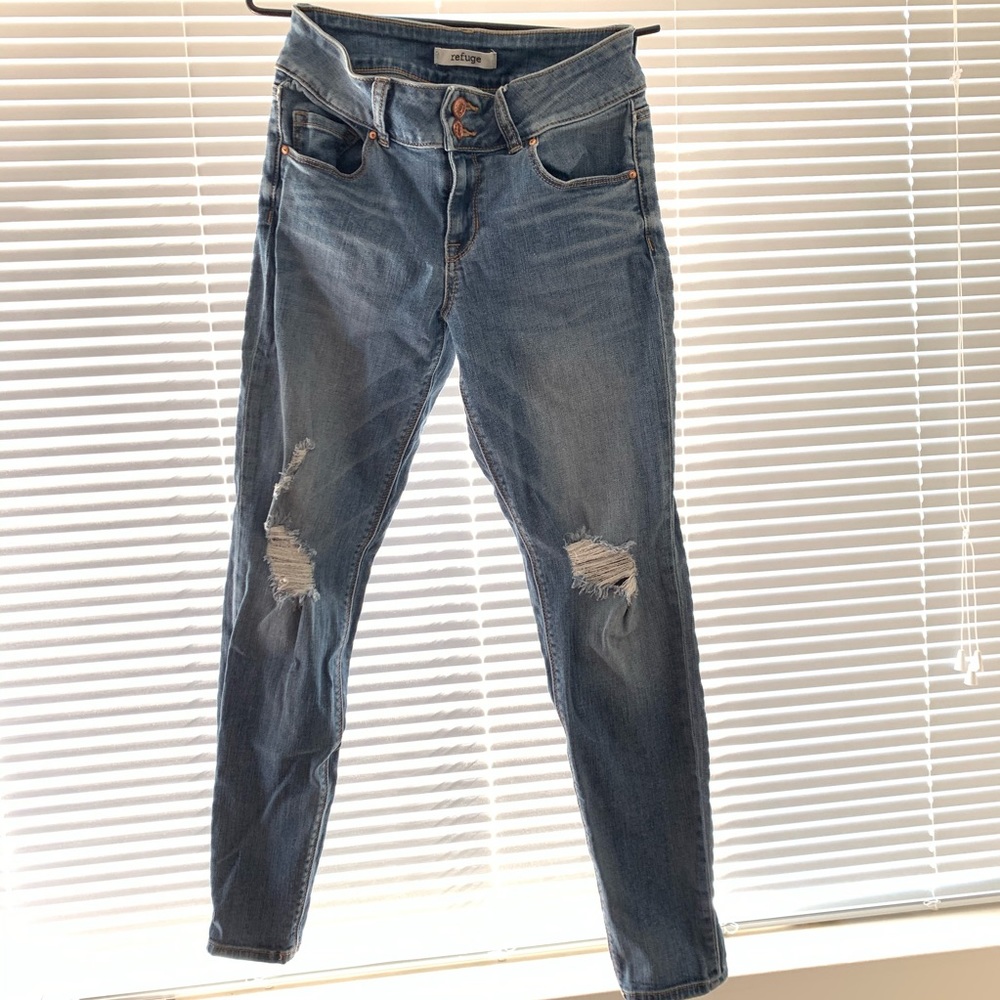 Charlotte Russe Skinny and Distressed Jeans Size 2